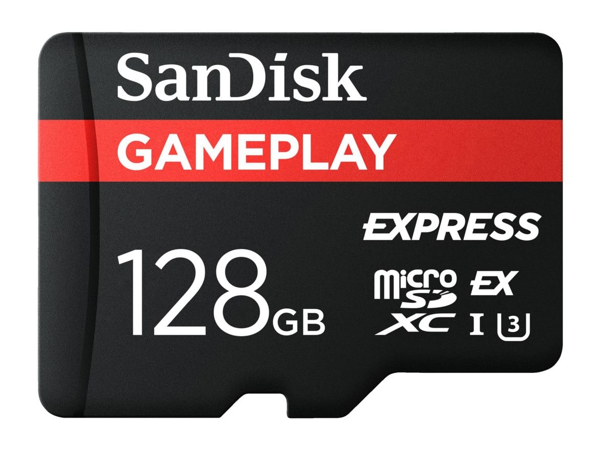 SanDisk - GamePlay microSD Express Works with Nintendo Switch 2 128GB Storage Drives