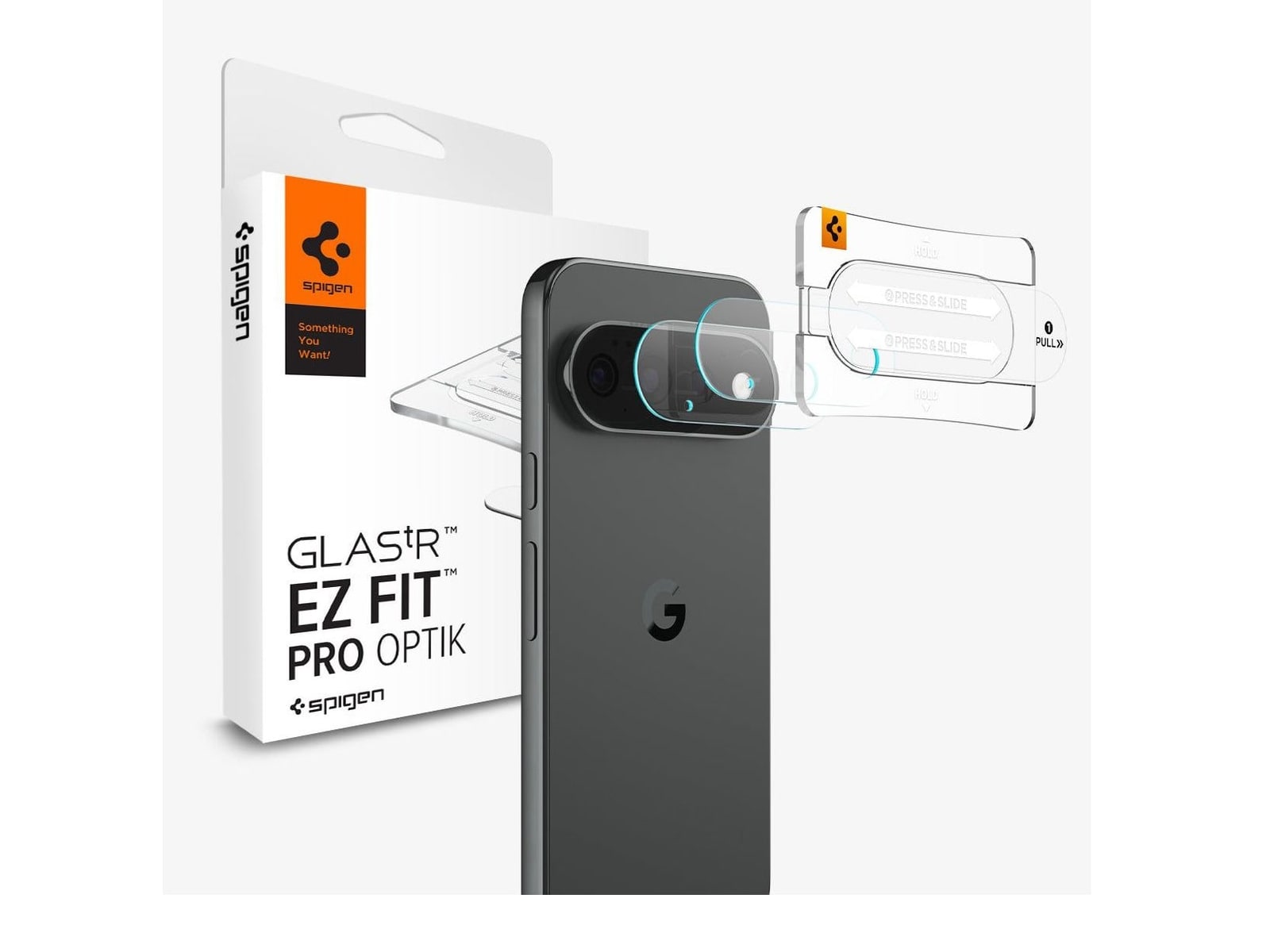 Spigen - Optik EZ Fit Lens Protector - Pixel 11 Pro XL - Crystal Clear