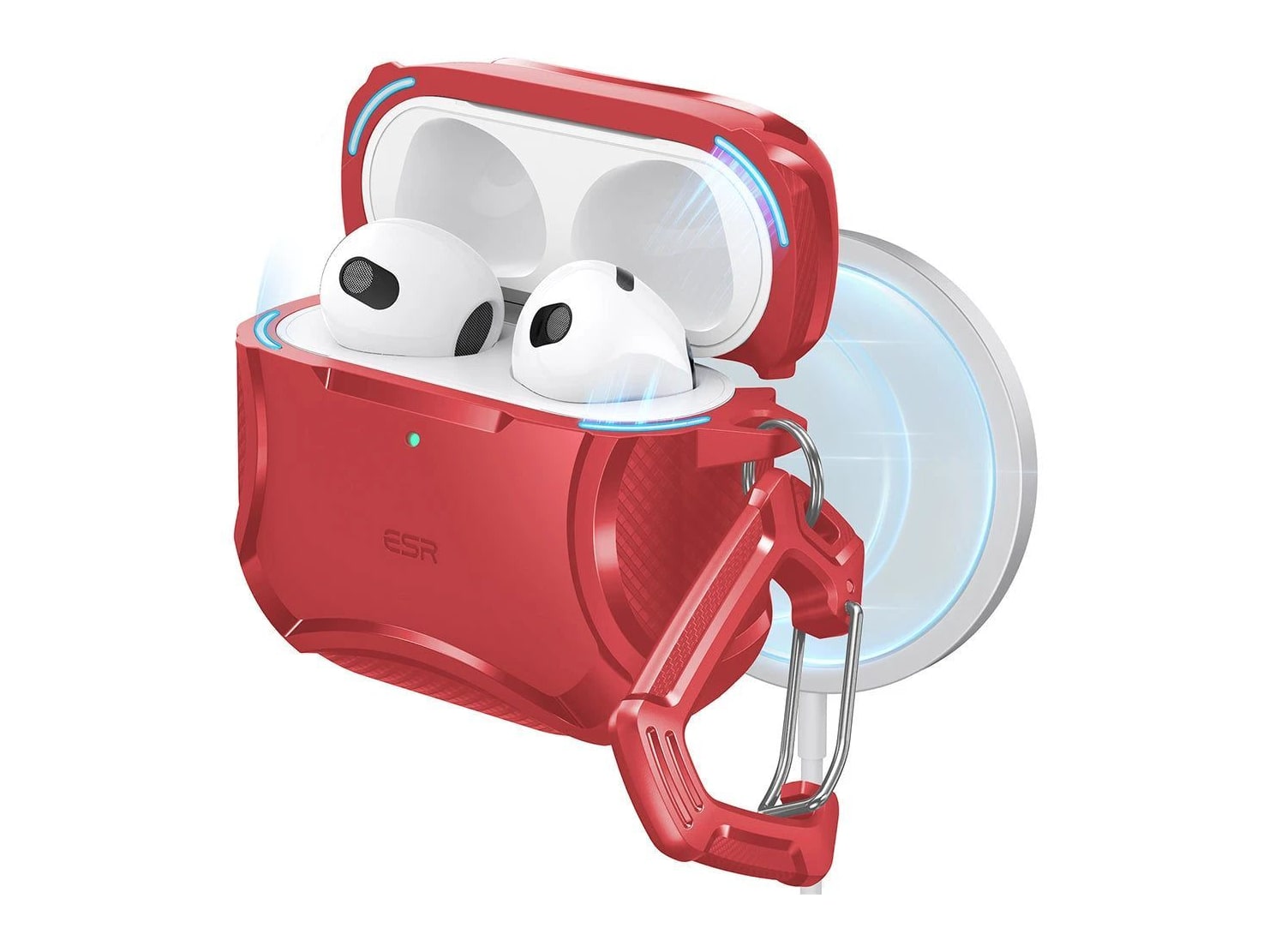ESR - Cyber Tough Case (HaloLock) - AirPods 4 - Red