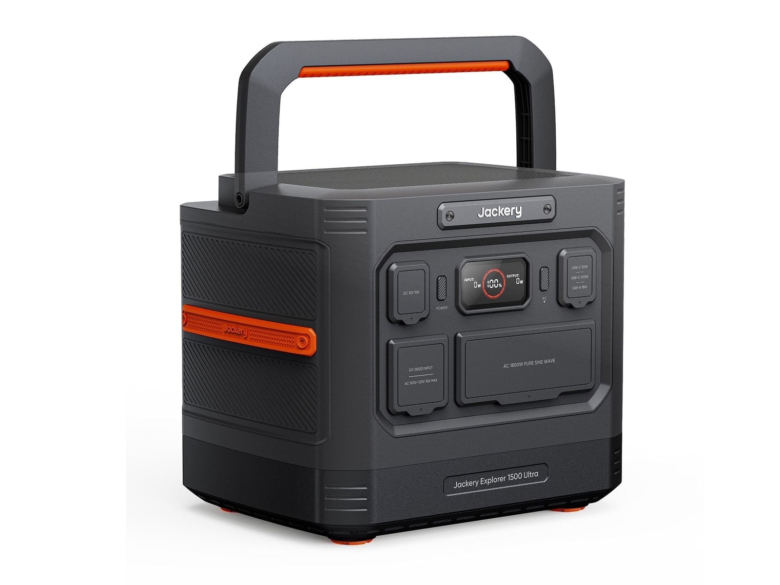Jackery - Explorer 1500 Ultra 1536Wh Portable Power Stations - Black