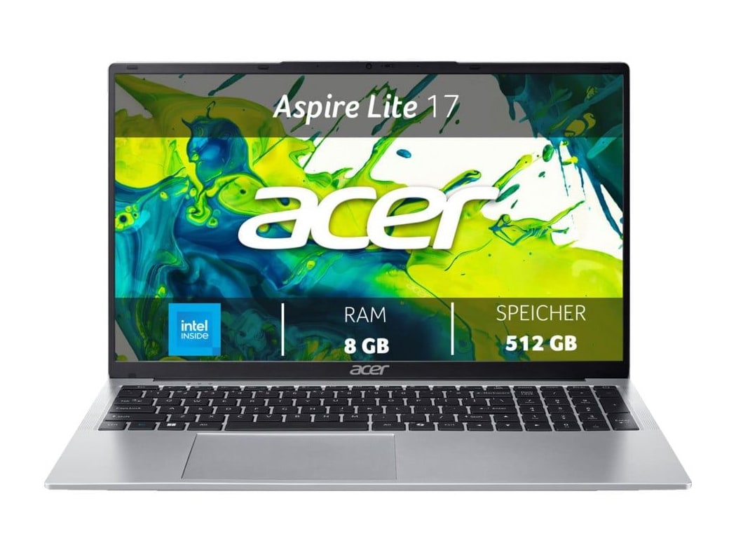 Acer - Aspire Lite 17 AL17-31P-C70C 17.3" - Intel N150 chip - 8GB Memory - 512GB SSD
