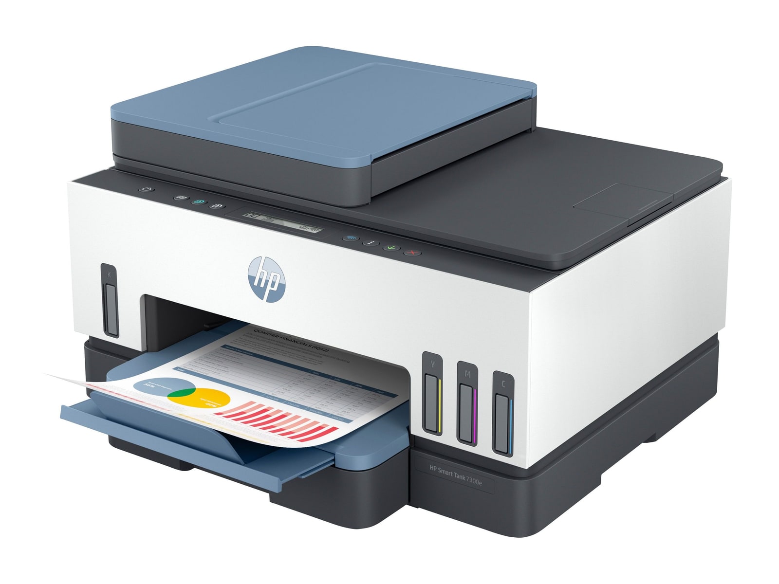 HP - Smart Tank 7308 Printers - White