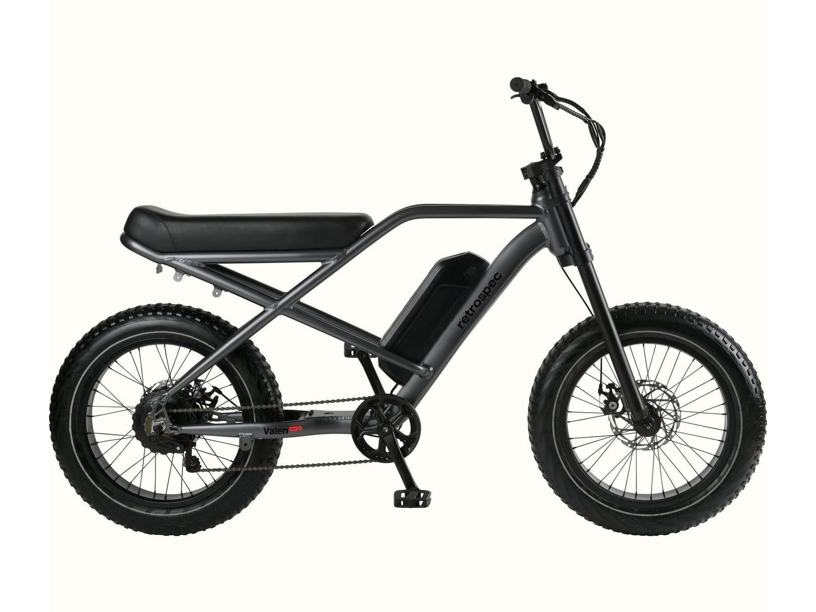 Retrospec - Valen Rev 3 Matte Graphite Electric Bikes
