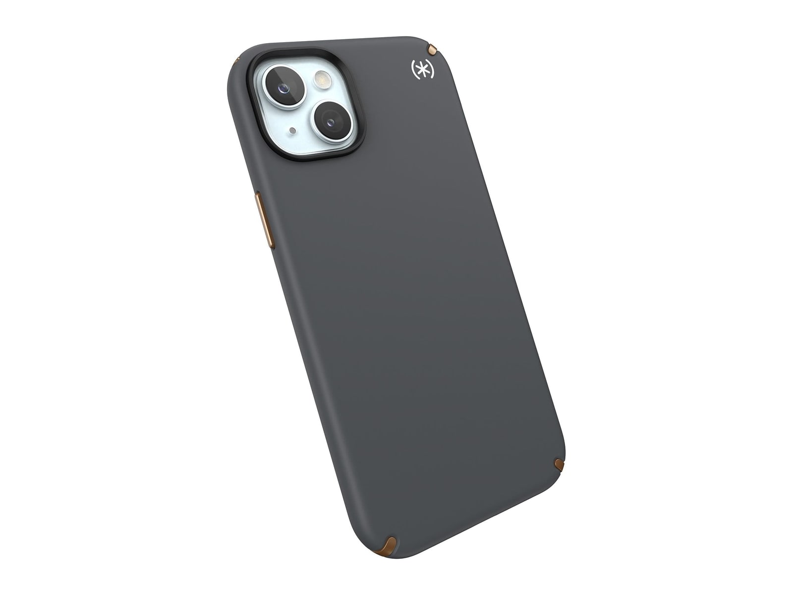 Speck - Presidio2 Pro - iPhone 15 Plus - Charcoal Grey/Cool Bronze