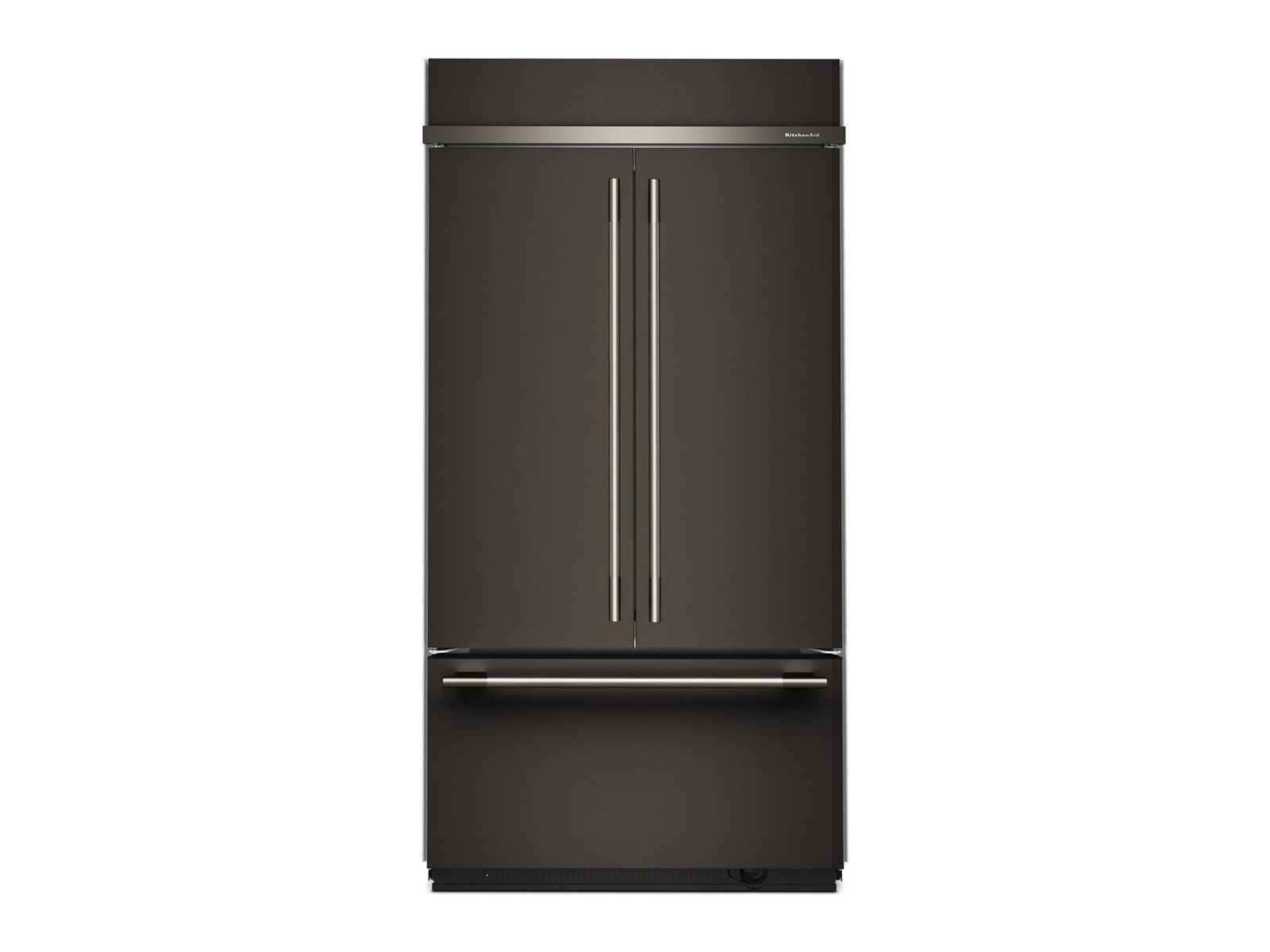 KitchenAid - 24.2 Cu. Ft. Built-In French Door Refrigerator 42-Inch Wide Black Ore Refrigerators