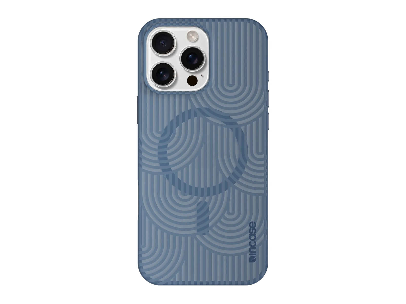 Incase - Level Case with MagSafe for iPhone 16 Pro Max - Lines Cascade Navy