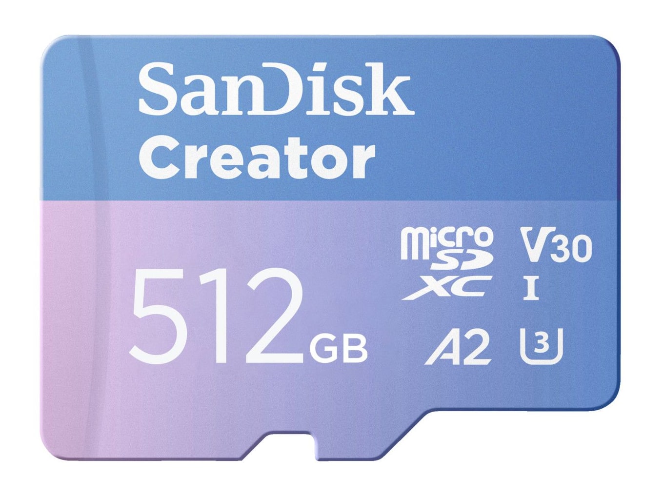 SanDisk - Creator Adapter with microSD UHS-I 512GB Storage Drives
