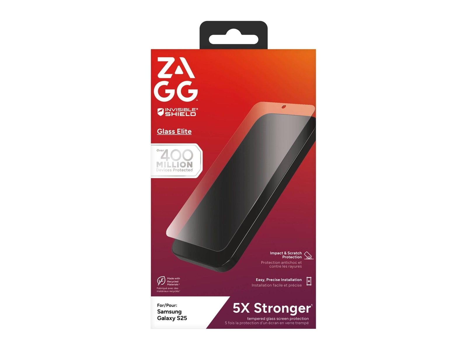 ZAGG - InvisibleShield Samsung Galaxy S25 Glass Elite