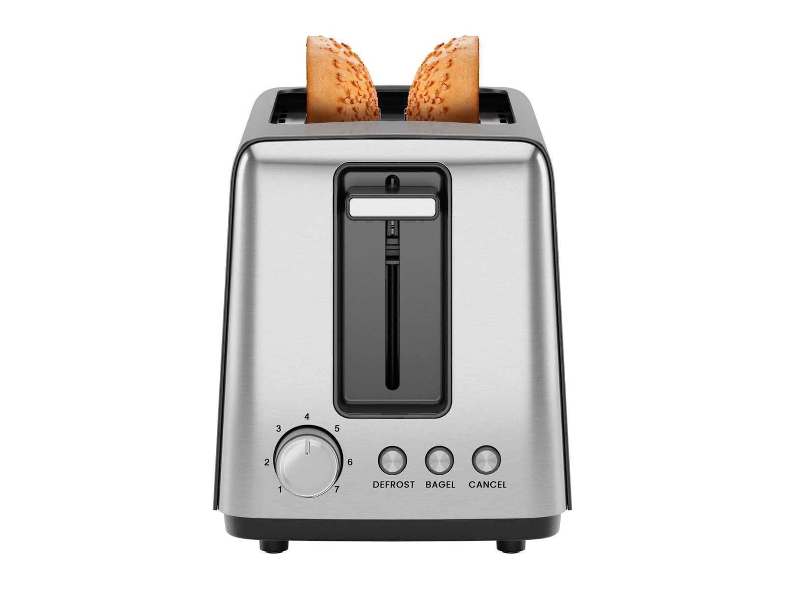 Chefman - 2-Slice Toaster Stainless Steel Toasters & Ovens