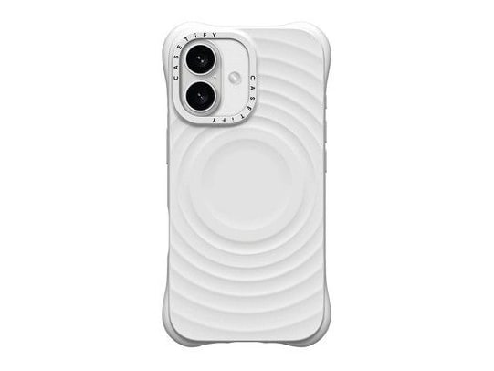 CASETiFY - Ripple Case with MagSafe - iPhone 16 - White