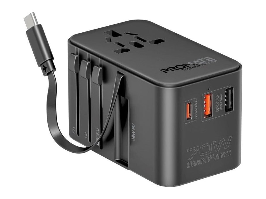 Promate - TripMate-GaN70R Wall Chargers