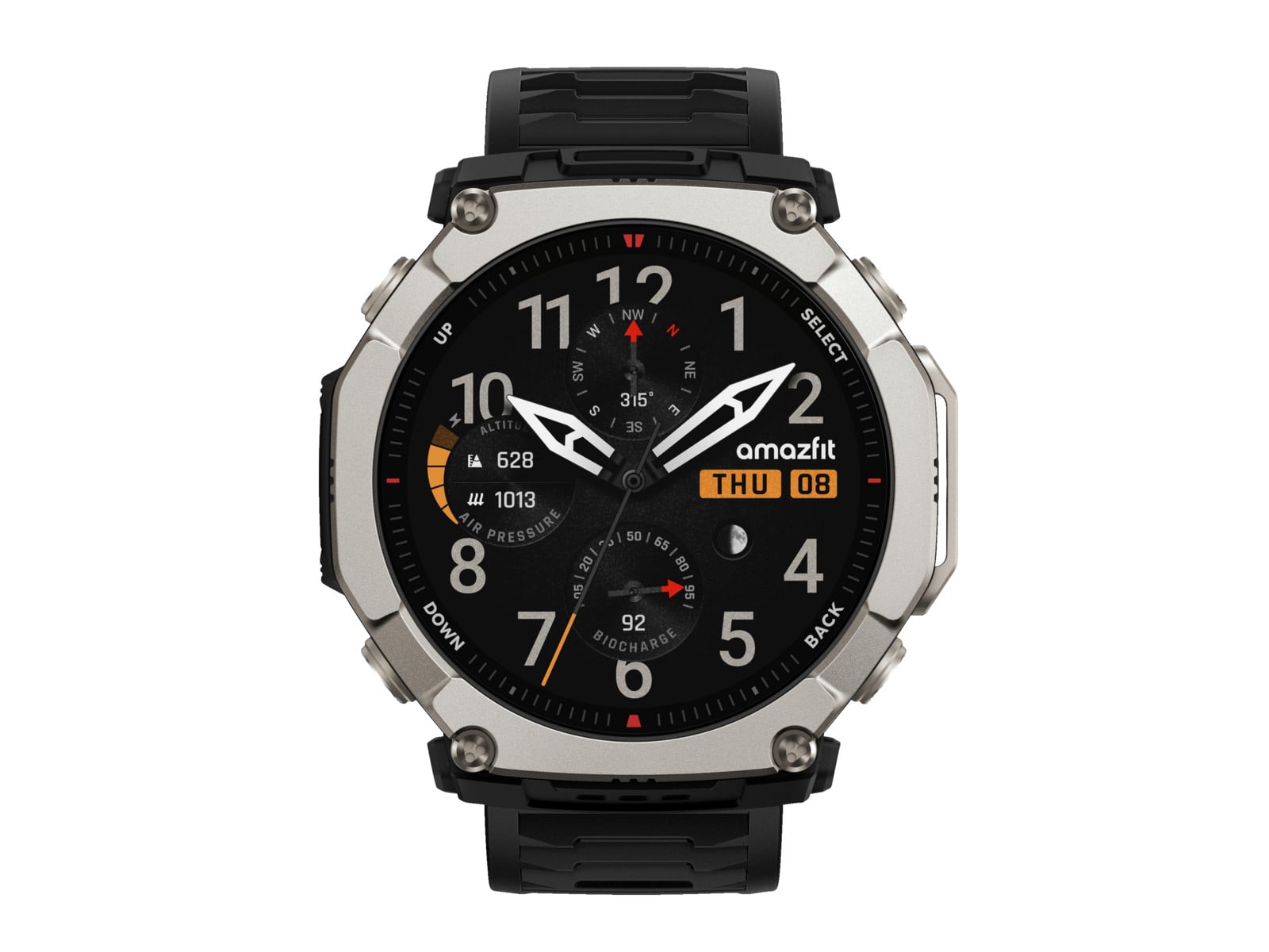 Amazfit - T-Rex Ultra 2 Smart Watches - Black