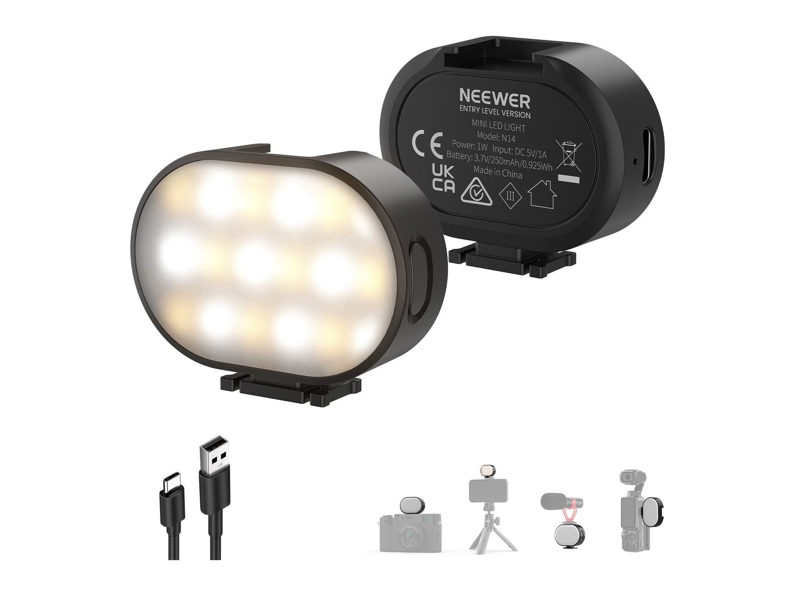 Neewer - N14 Magnetic Camera Auxiliary Light Camera Accessories