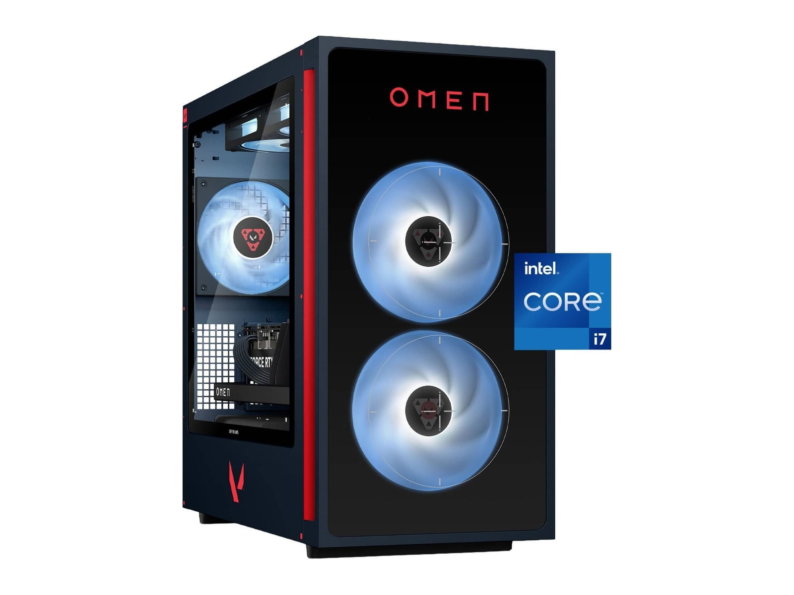 HP - OMEN 35L - Intel Core i7-14700F chip - 16GB Memory - 1TB SSD - Navy