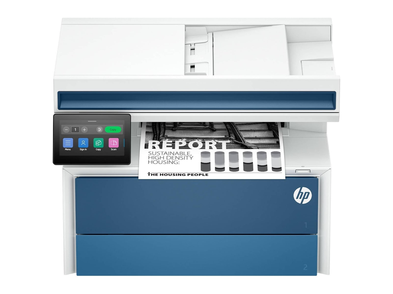 HP - LaserJet Pro MFP 4112fdn Ethernet, USB-A Printers - White