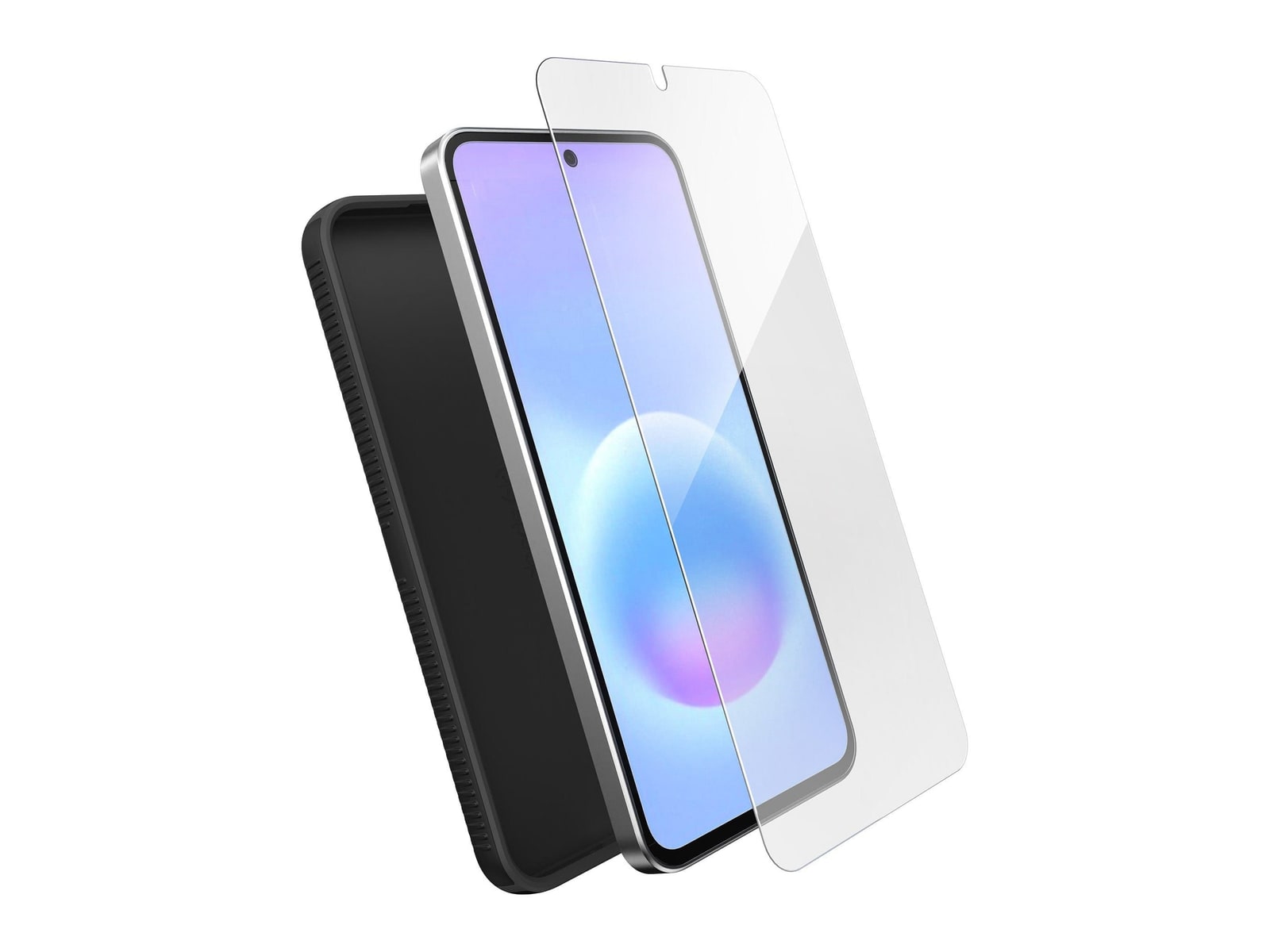 Speck - IMPACTHERO Grip + Tempered Glass - Galaxy A37 5G - Black/Slate Grey