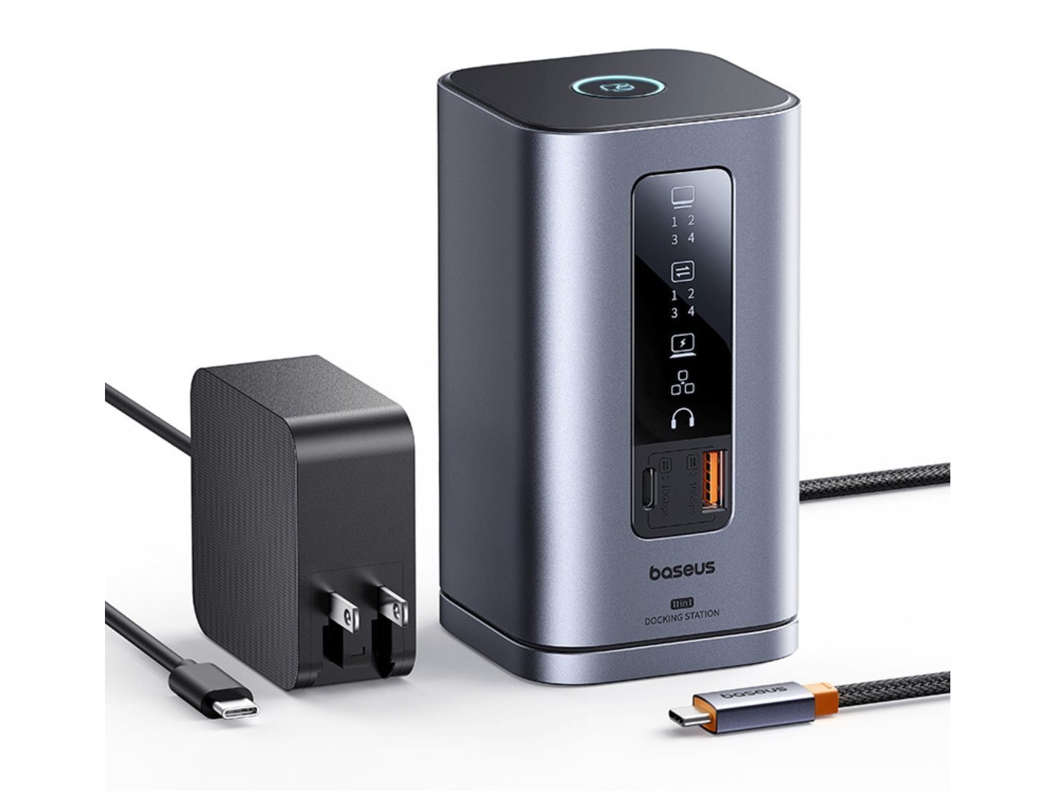 Baseus - Spacemate RD1 11-in-1 Docking Station for Windows USB-C Docking Stations