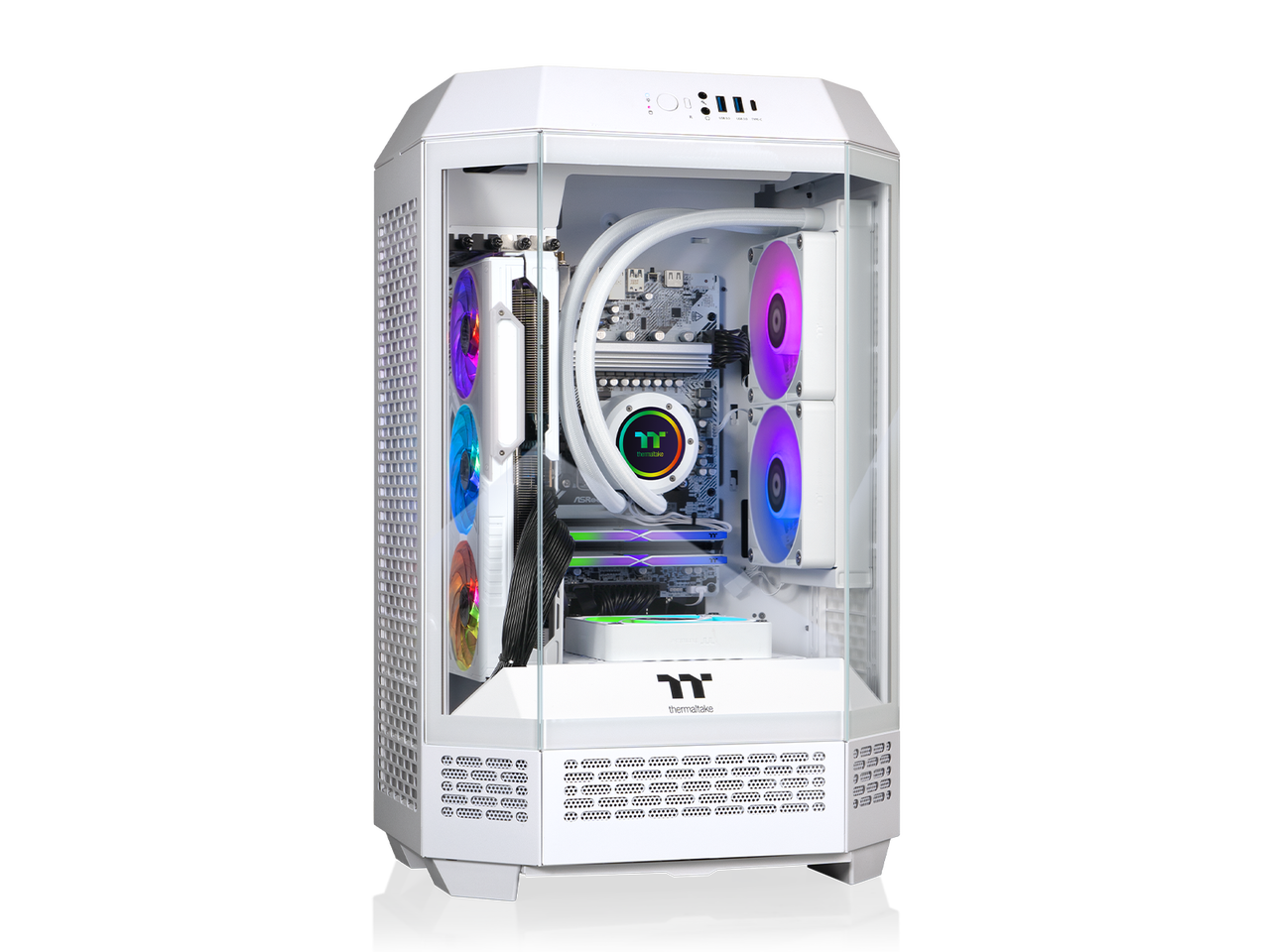 Thermaltake - Reactor 7696XS - AMD Ryzen 5 7600X chip - 32GB Memory - 2TB SSD - White