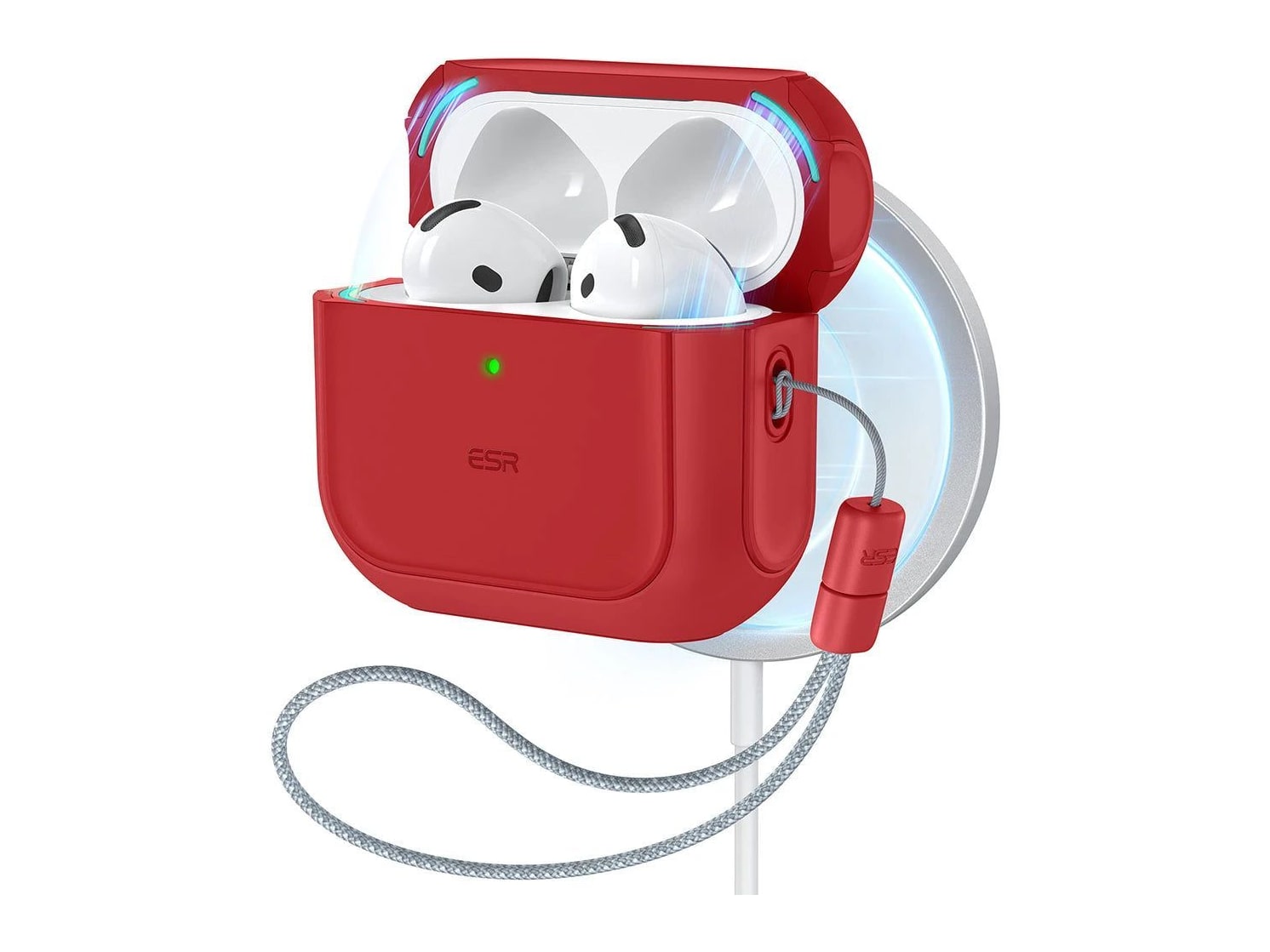 ESR - Orbit Hybrid Case (HaloLock) - AirPods 4 - Red