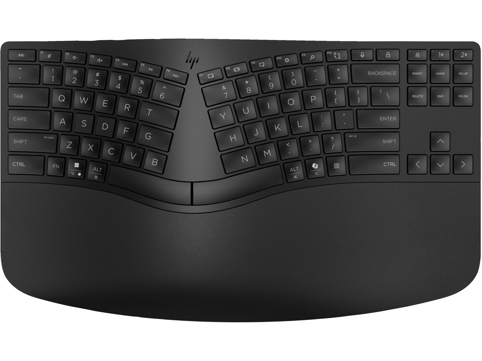 HP - 965 Ergonomic Wireless Keyboard Ergonomic Keyboards - Black