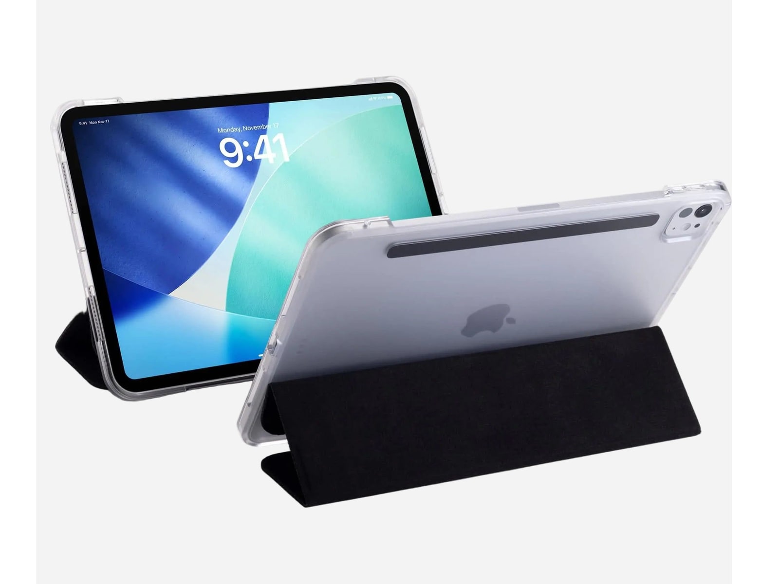 mophie - Knit Folio Tablet Case iPad Pro 11" - Dark Heather Gray