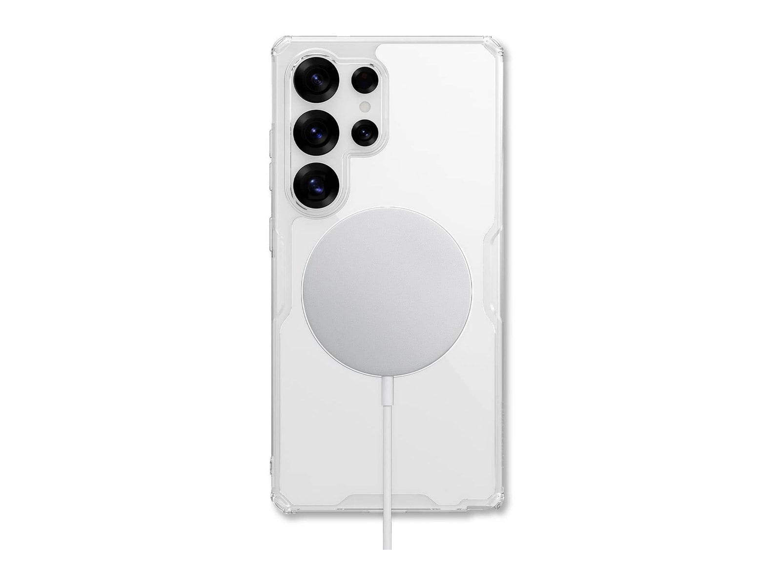 Nillkin - MagSafe Compatible Nature TPU Pro Case - Galaxy S25 Ultra - White