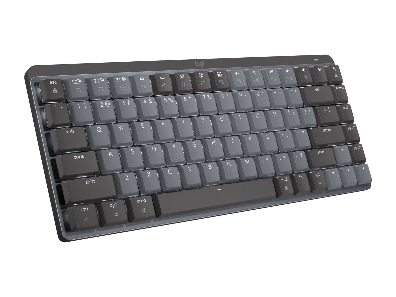 Logitech - MX Mechanical Mini for Mac Wireless Keyboards - Gray
