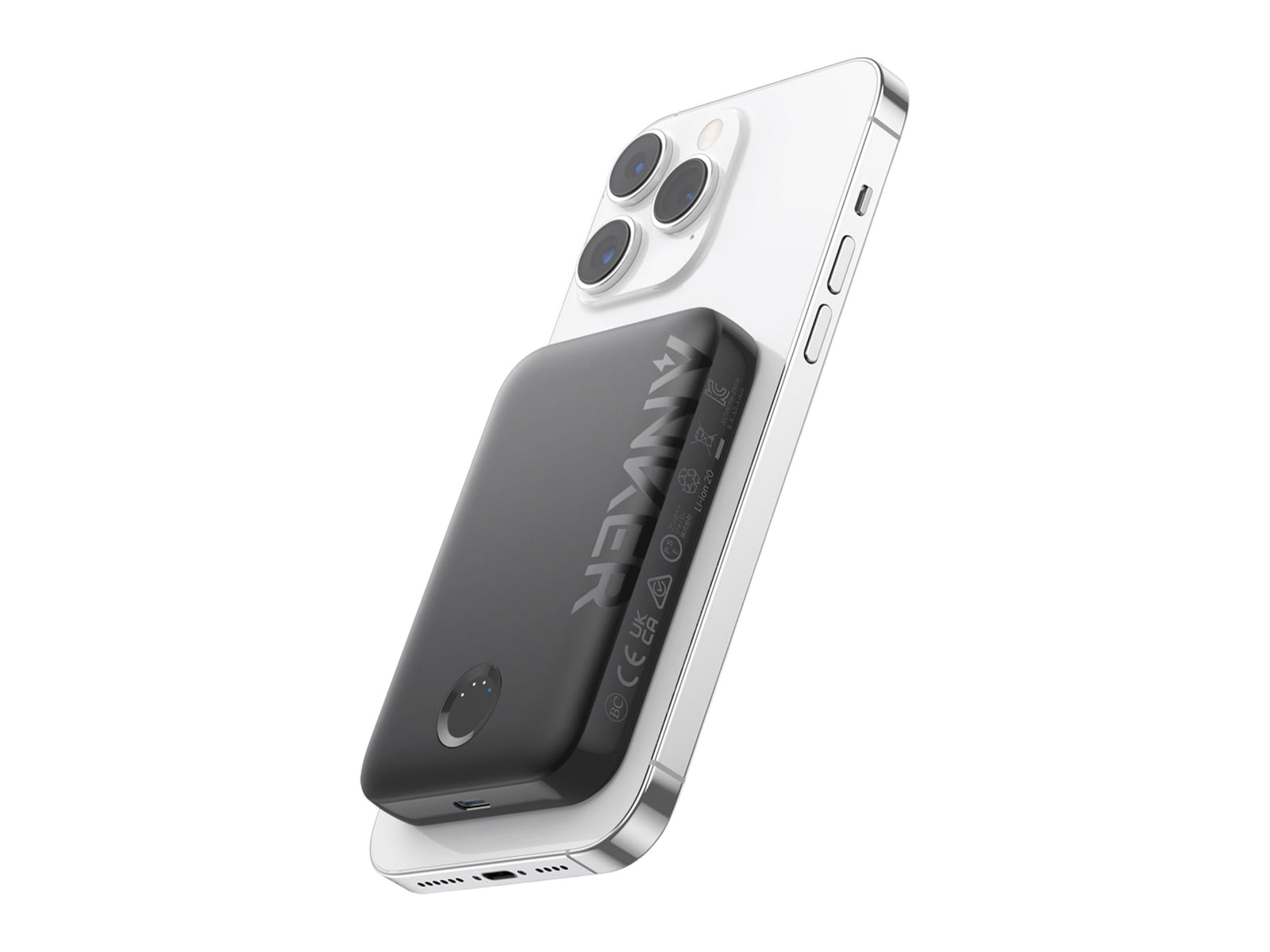 Anker - 321 MagGo Battery (PowerCore 5K) Black Stone Power Banks