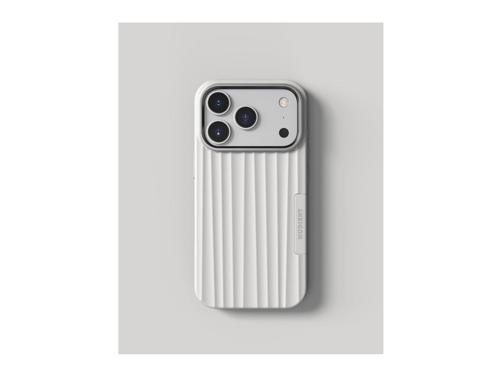 Nudient - Bold Case with MagSafe for iPhone 18 Pro - Chalk White
