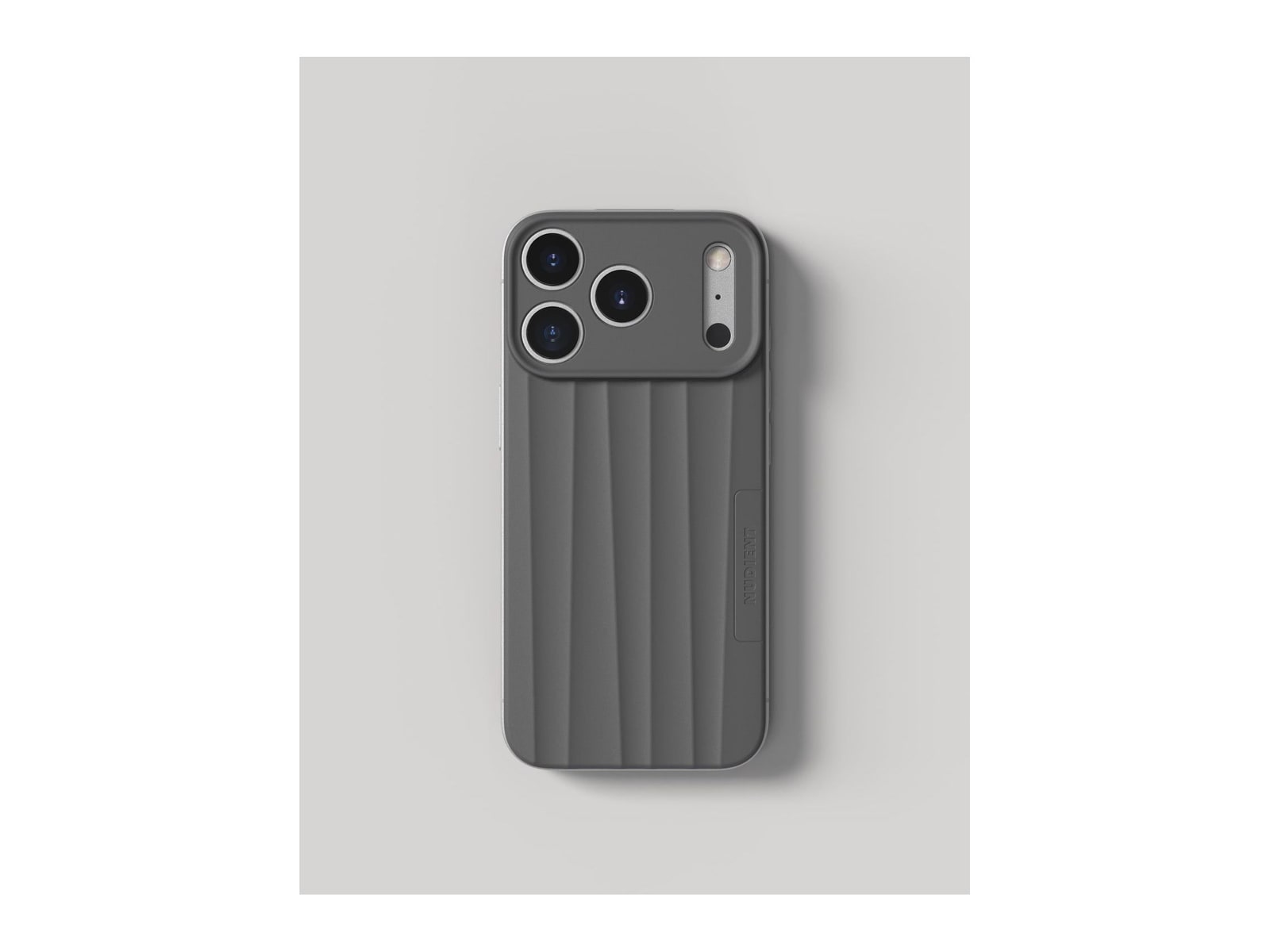 Nudient - Slice Case with MagSafe for iPhone 18 Pro - Ash Grey