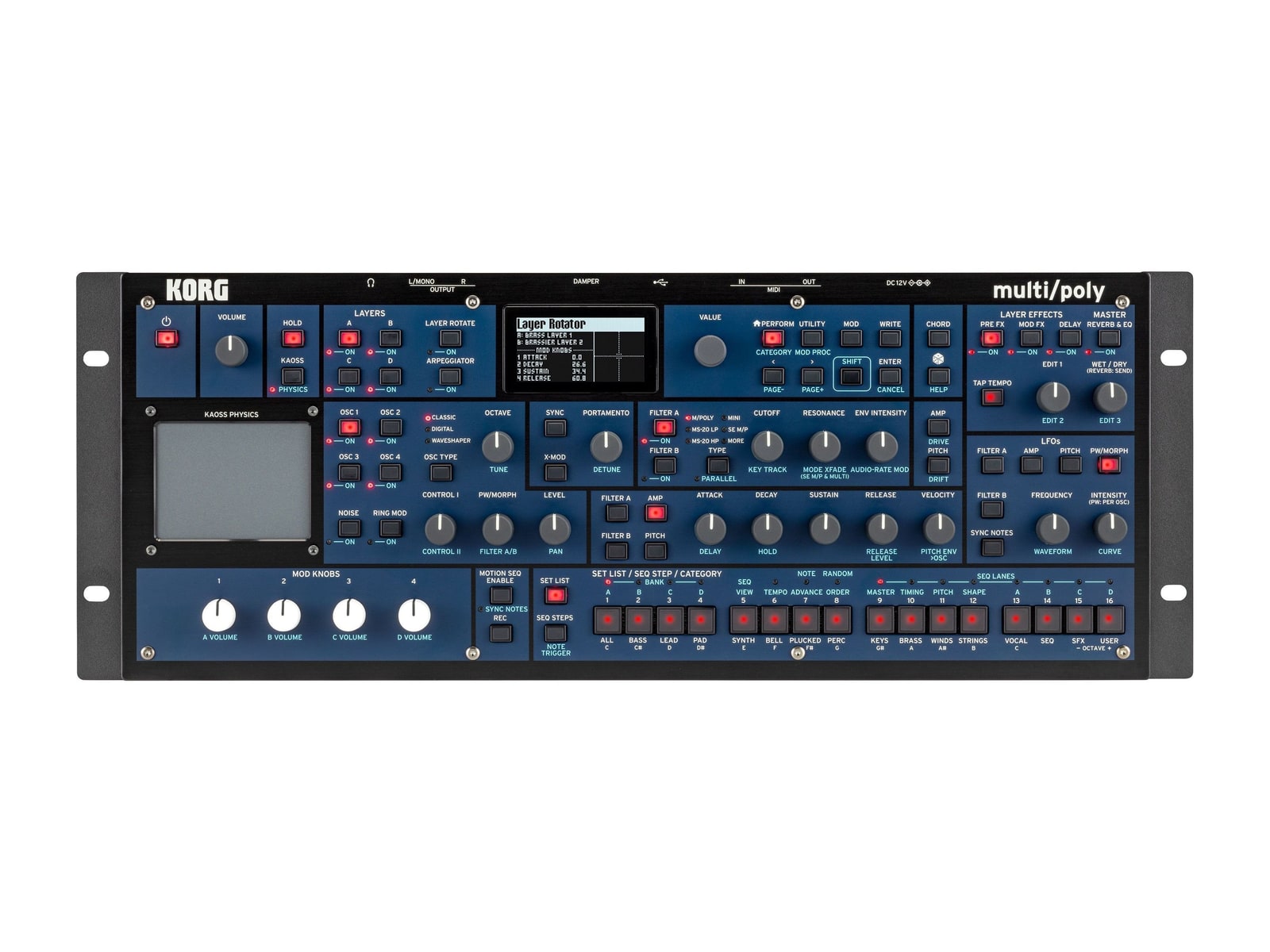 Korg - Multi/Poly Module Analog Modeling Synthesizers