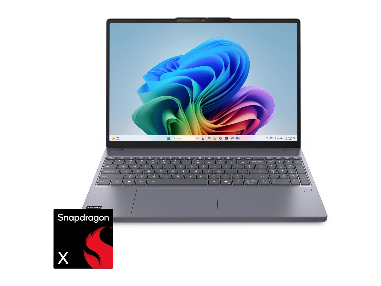 Lenovo - IdeaPad Slim 3x 83N30000US 15.3" - Snapdragon X1-26-100 chip - 16GB Memory - 256GB SSD - Luna Grey