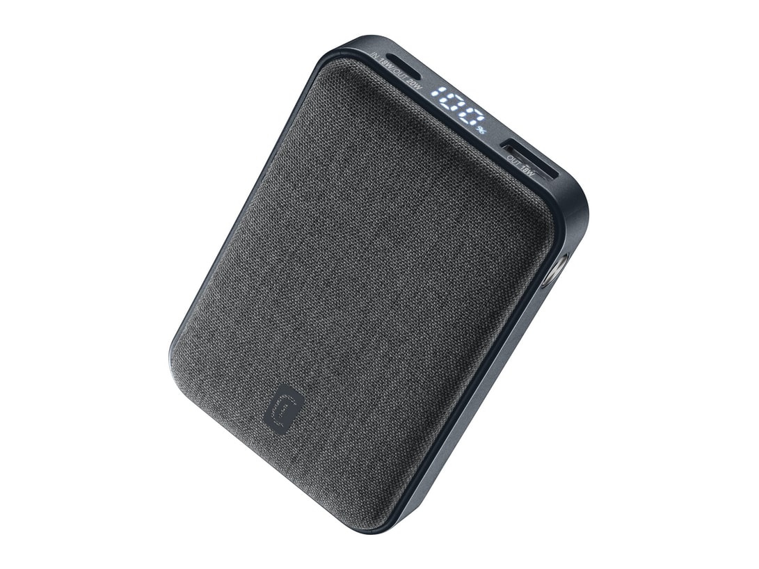 Cellularline - Glam 10000 mAh Black Power Banks