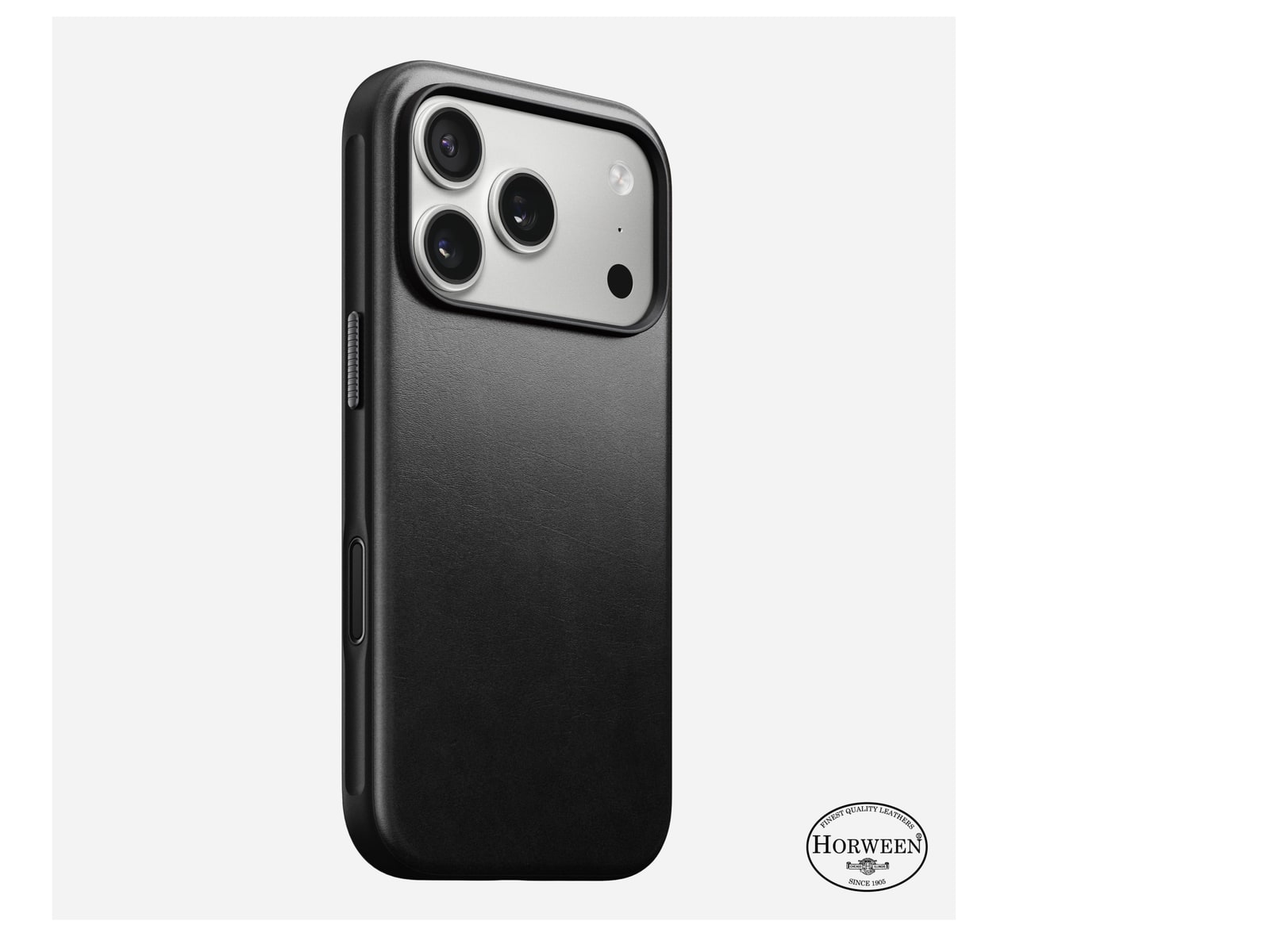 Nomad - Modern Leather Case - iPhone 17 Pro - Black - Horween