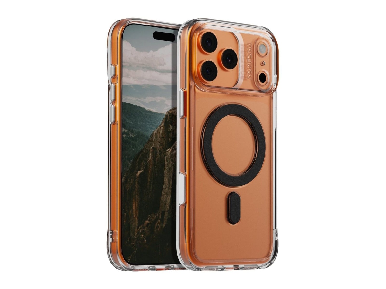 Rokform - iPhone 17 Pro Max Slim Case - Clear/Black