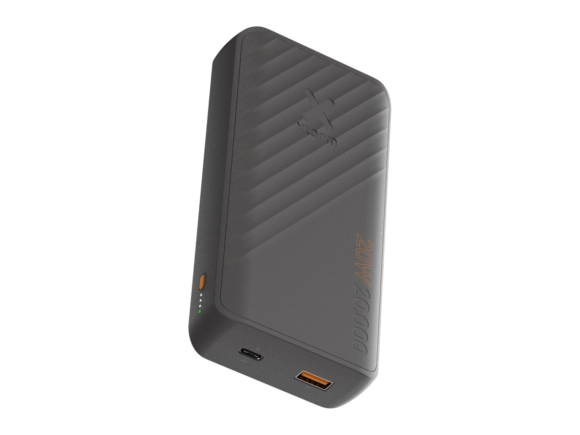 Xtorm - Go2 Fan Edition 20W 20000 mAh Charcoal Black Power Banks