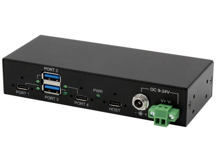 Exsys - EX-11295HMS USB Hubs - Black