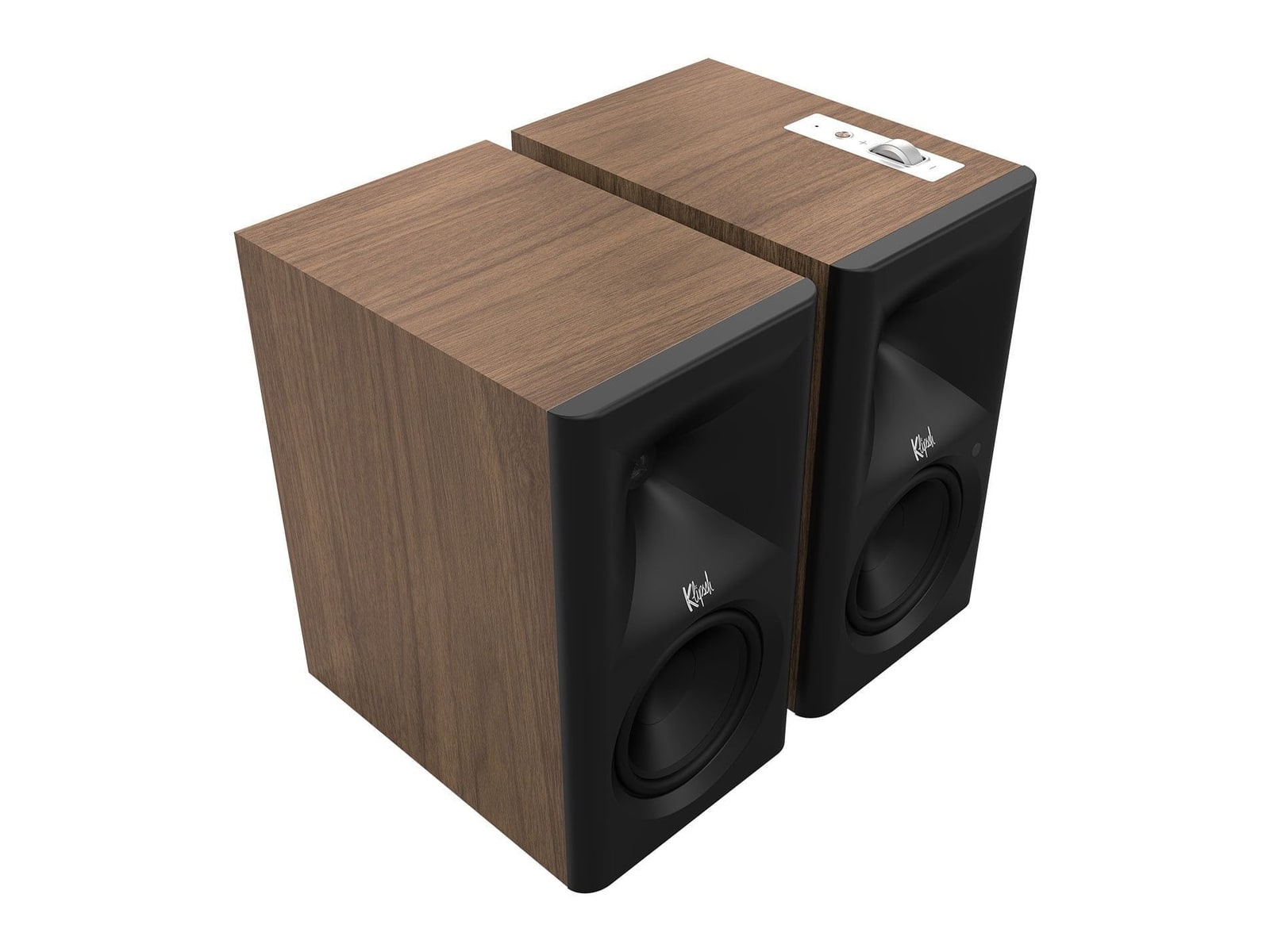 Klipsch - The Fives II with Dolby Atmos in Walnut (Pair) Speakers - Brown