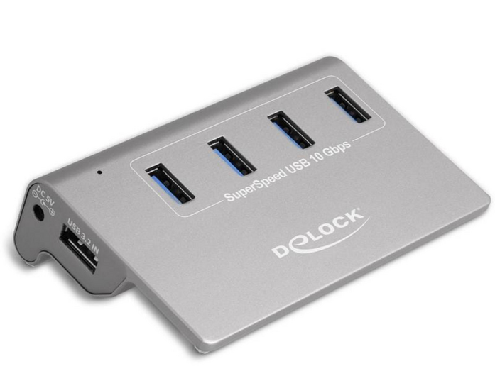 Delock - 64181 USB Hubs - Gray