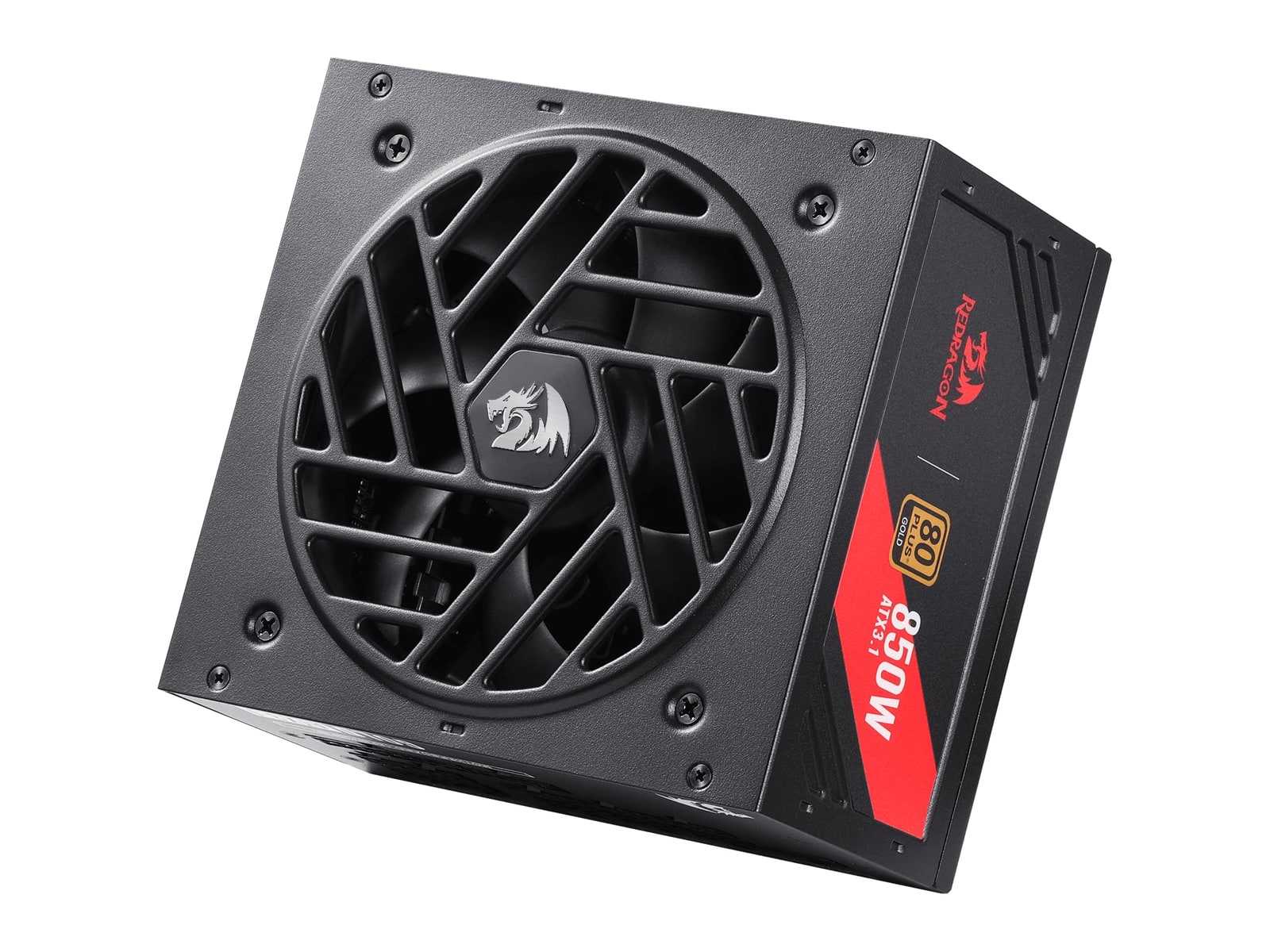 Redragon - MASTER RGPS-850W 80 Plus Gold ATX 3.1 PSU - Black