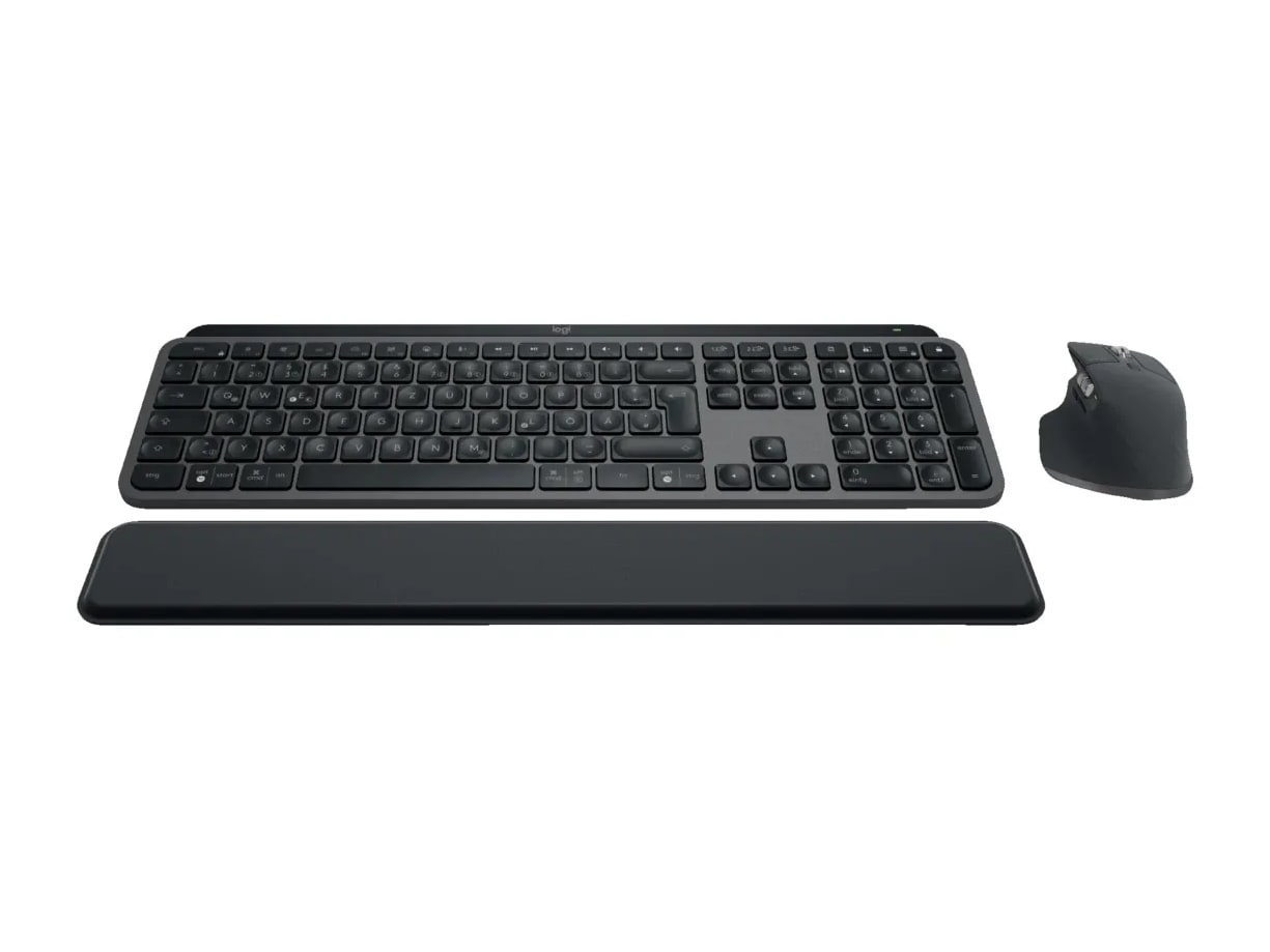 Logitech - MX Keys S Combo (German Layout) Wireless Keyboards - Graphite (UK)