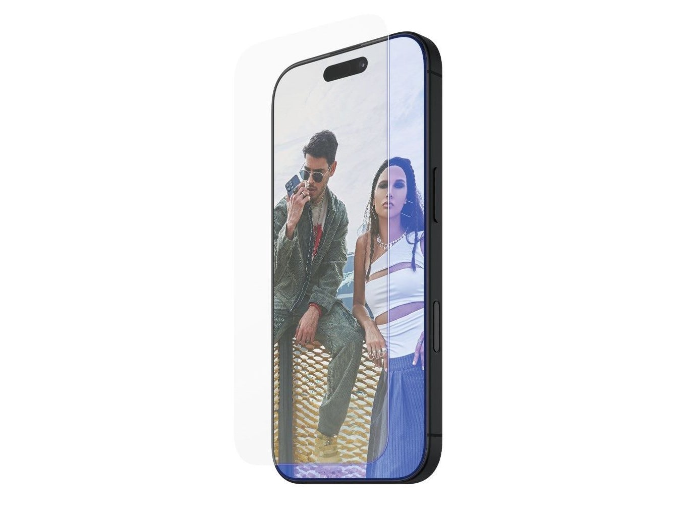 PanzerGlass - SAFE. Anti-Blue Light Screen Protector iPhone 16 Plus Ultra-Wide Fit