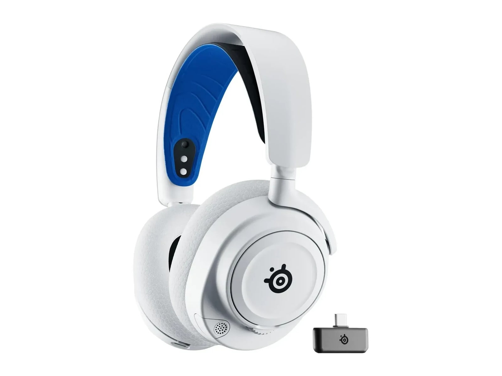 SteelSeries - Arctis Nova 7P Wireless Over-Ear Headphones - White