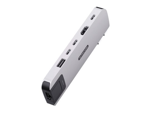 Sitecom - AC-2002 6-in-2 MacBook Air Multiport USB Hubs - Starlight