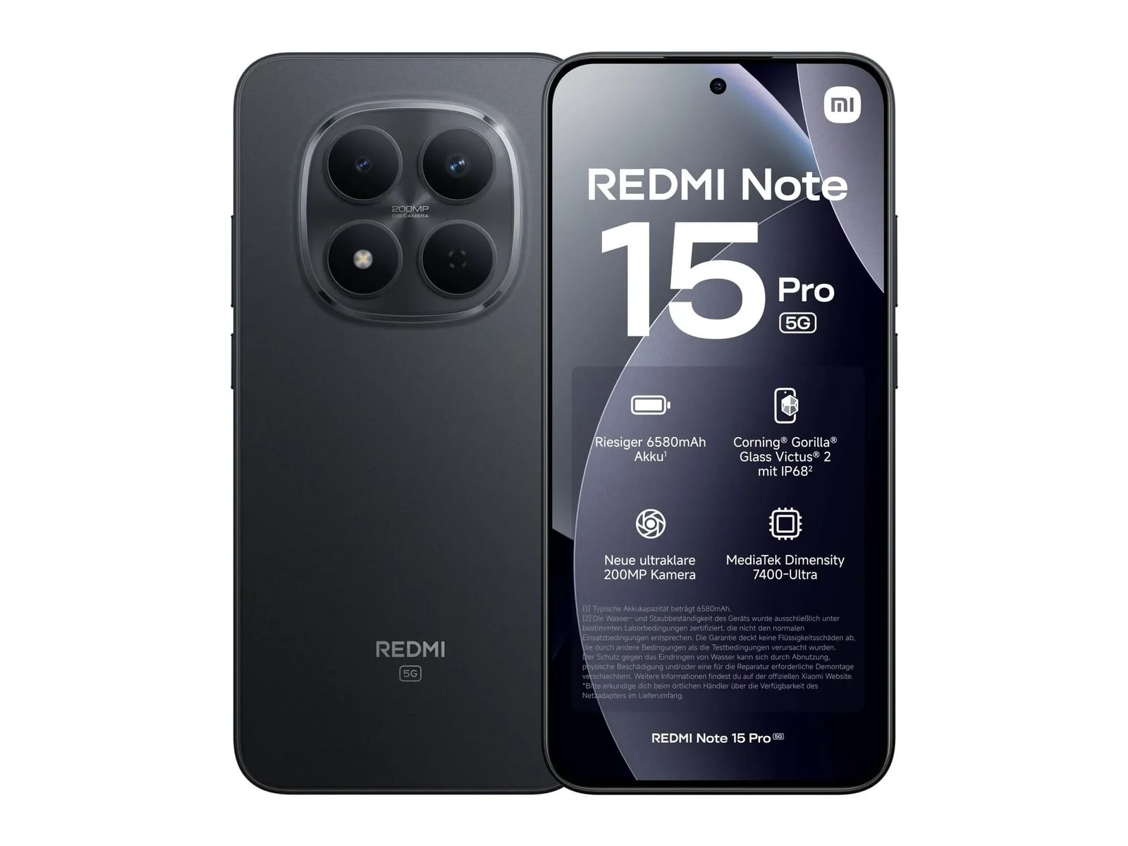 Redmi - Note 15 Pro 5G 512GB - Black