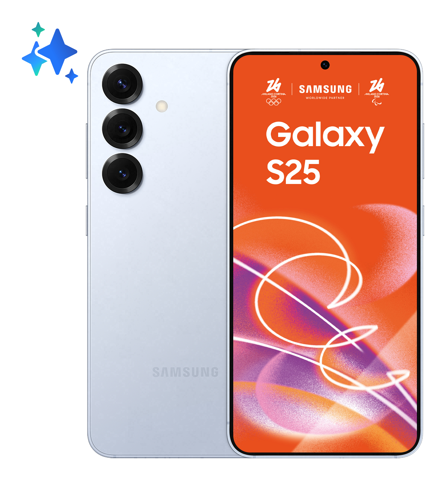 Samsung - Galaxy S25 5G 256GB - Icyblue