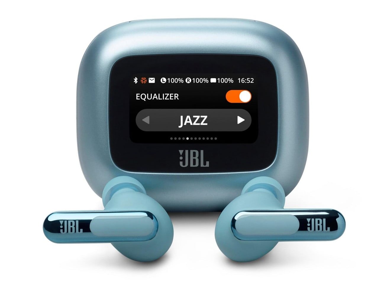 JBL - Live Beam 3 True Wireless Earbuds - Blue