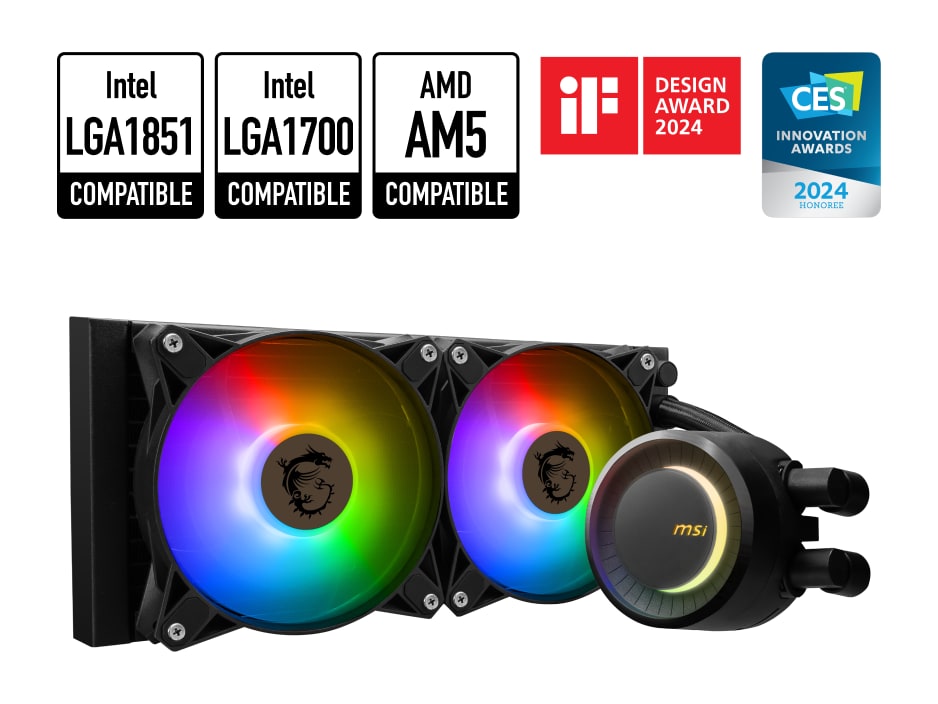 MSI - MAG CORELIQUID E240 Cooling Systems