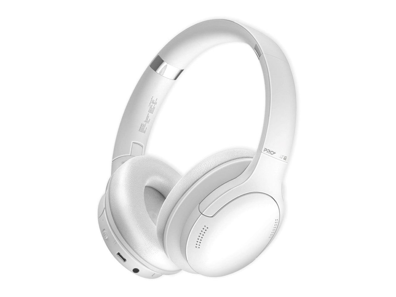 Promate - LaBoca-Pro Over-Ear Headphones - White