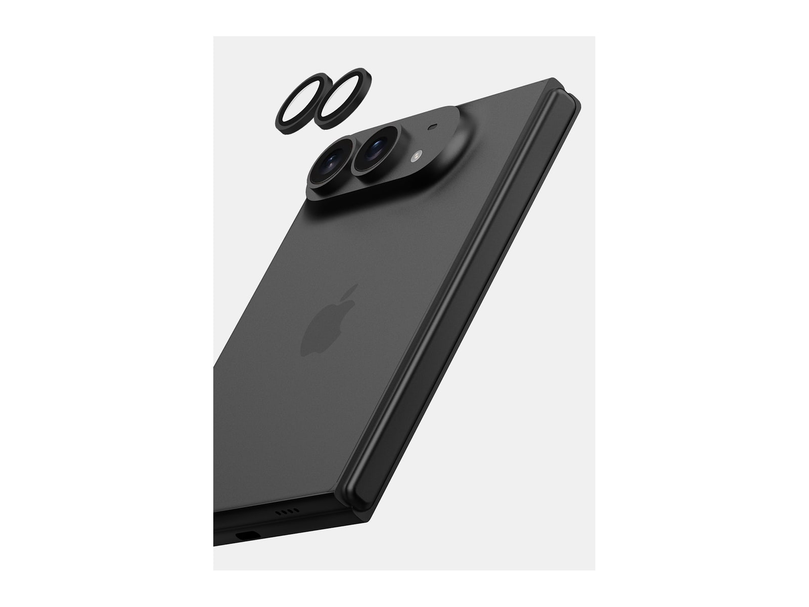 ITSKINS - HYBRID DEFENSE LENS - iPhone Ultra - Black